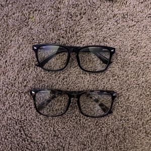 Two pair bluelight glasses